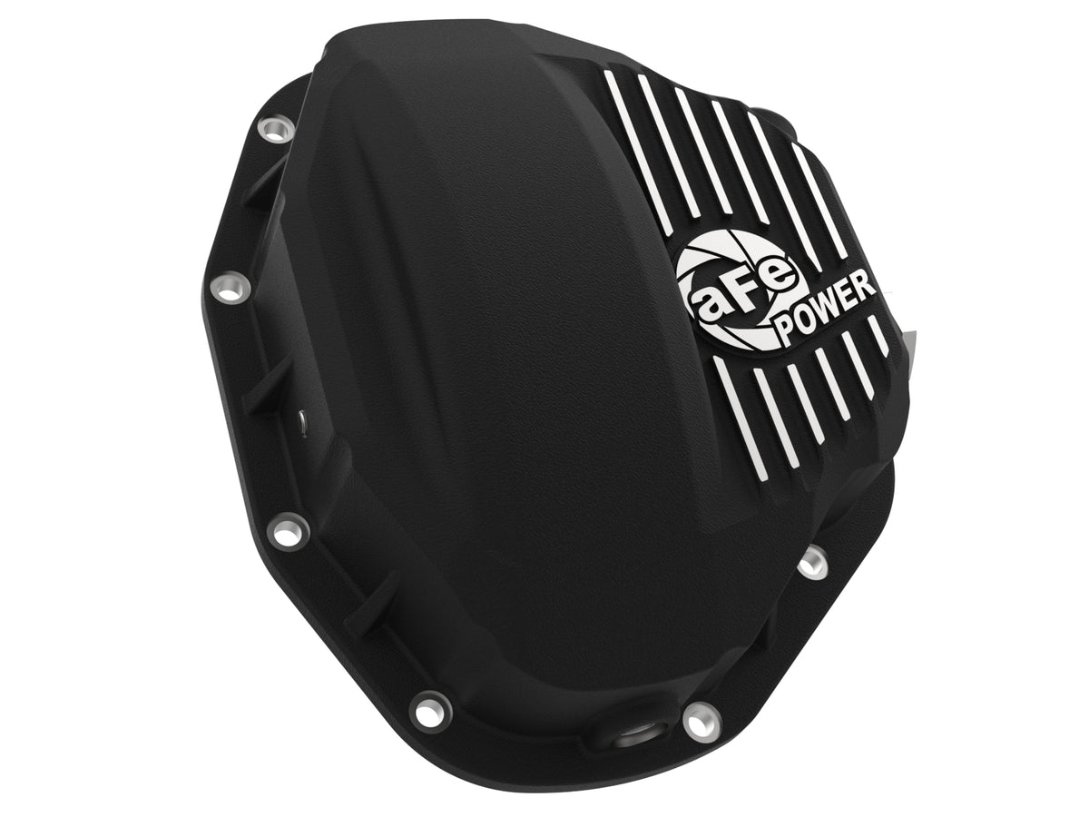 aFe Pro Series Rear Differential Cover Black w/ Machined Fins - Dodge/Ford 1994-2007