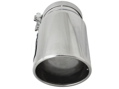 aFe MACH Force-Xp 304 Stainless Steel Clamp-on Exhaust Tip Polished - 49T50601-P12