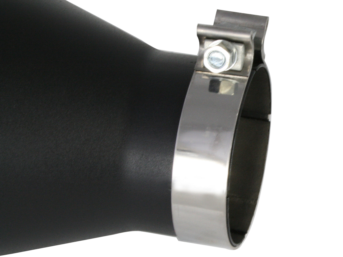 aFe MACH Force-Xp 409 Stainless Steel Clamp-on Exhaust Tip Black - 49T40701-B18