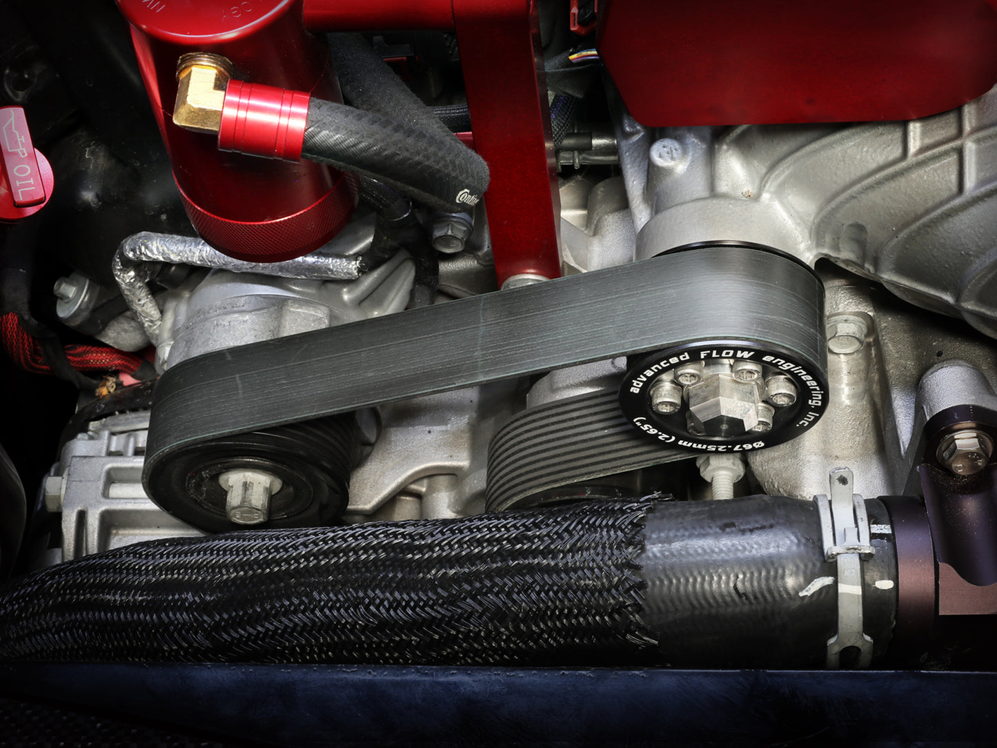 aFe Billet Aluminum Supercharger Power Pulley - 2.65 IN