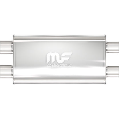 MagnaFlow 2.5 in/2.5 in Dual/Dual; 5 in x 22 in x 11 in Body Muffler 12568