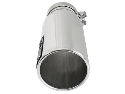 aFe SATURN 4S 304 Stainless Steel Intercooled Clamp-on Exhaust Tip Polished