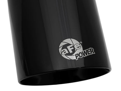 aFe MACH Force-Xp 304 Stainless Steel Clamp-on Exhaust Tip Black - 49T30454-B092