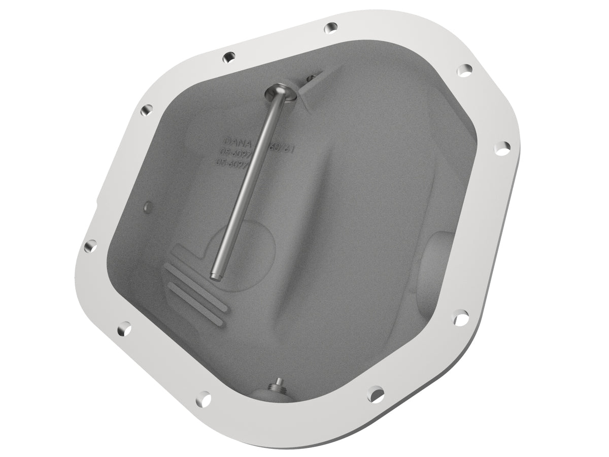aFe Front & Rear Differential Cover Package w/ Oil - Ford 2017-2022 6.7L - Cover Bolt Hole Quantity 10/14