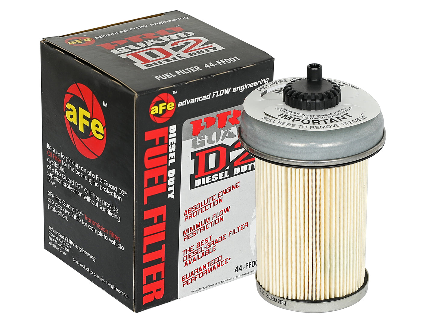 aFe PROGUARD Engine Fuel Filter Replacement - Single - Chevy/GMC 1992-2001 6.5L