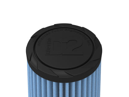 aFe Universal Clamp-On Air Filter w/ D2 Dura-Dry Media - 21-33507V