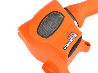 aFe Momentum HD Cold Air Intake System Orange w/ Pro DRY S Filter - 2008-2021 4.5L