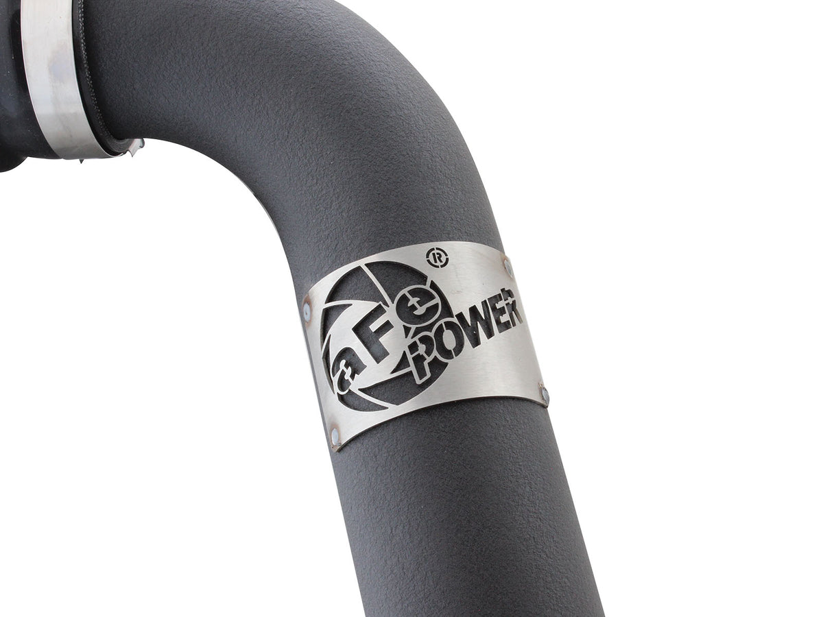 aFe BladeRunner 3 IN Aluminum Cold Charge Pipe Black - Chevy/GMC 2011-2016 6.6L