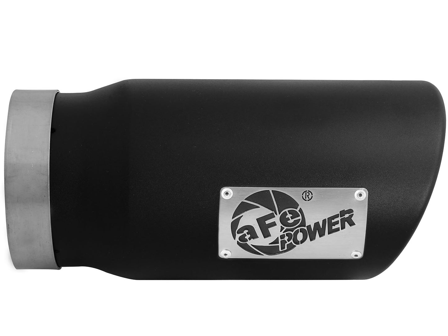 aFe MACH Force-Xp 409 Stainless Steel Clamp-on Exhaust Tip Black - 49T50601-B12