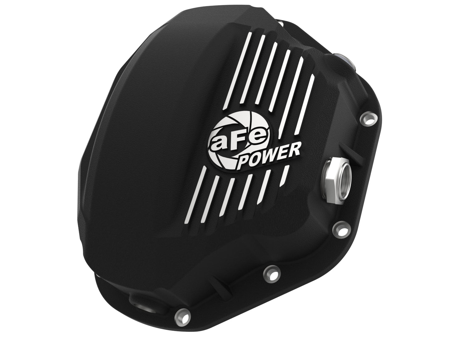 aFe Pro Series Rear Differential Cover Black w/ Machined Fins - Dodge/Ford 1994-2007