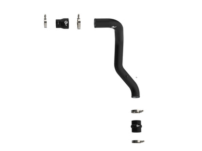 aFe BladeRunner 3 IN Aluminum Hot Charge Pipe Black - Chevy/GMC 2004-2010 6.6L