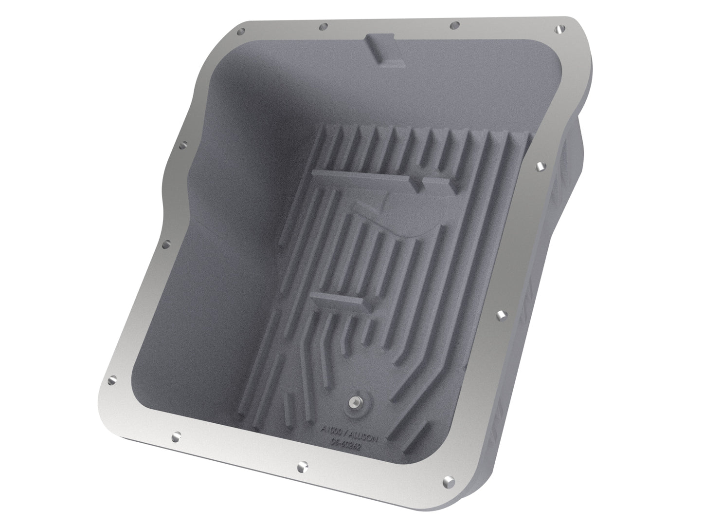 aFe Street Series Transmission Pan Raw w/ Machined Fins - Chevy/GMC 2001-2019 6.6L/8.1L