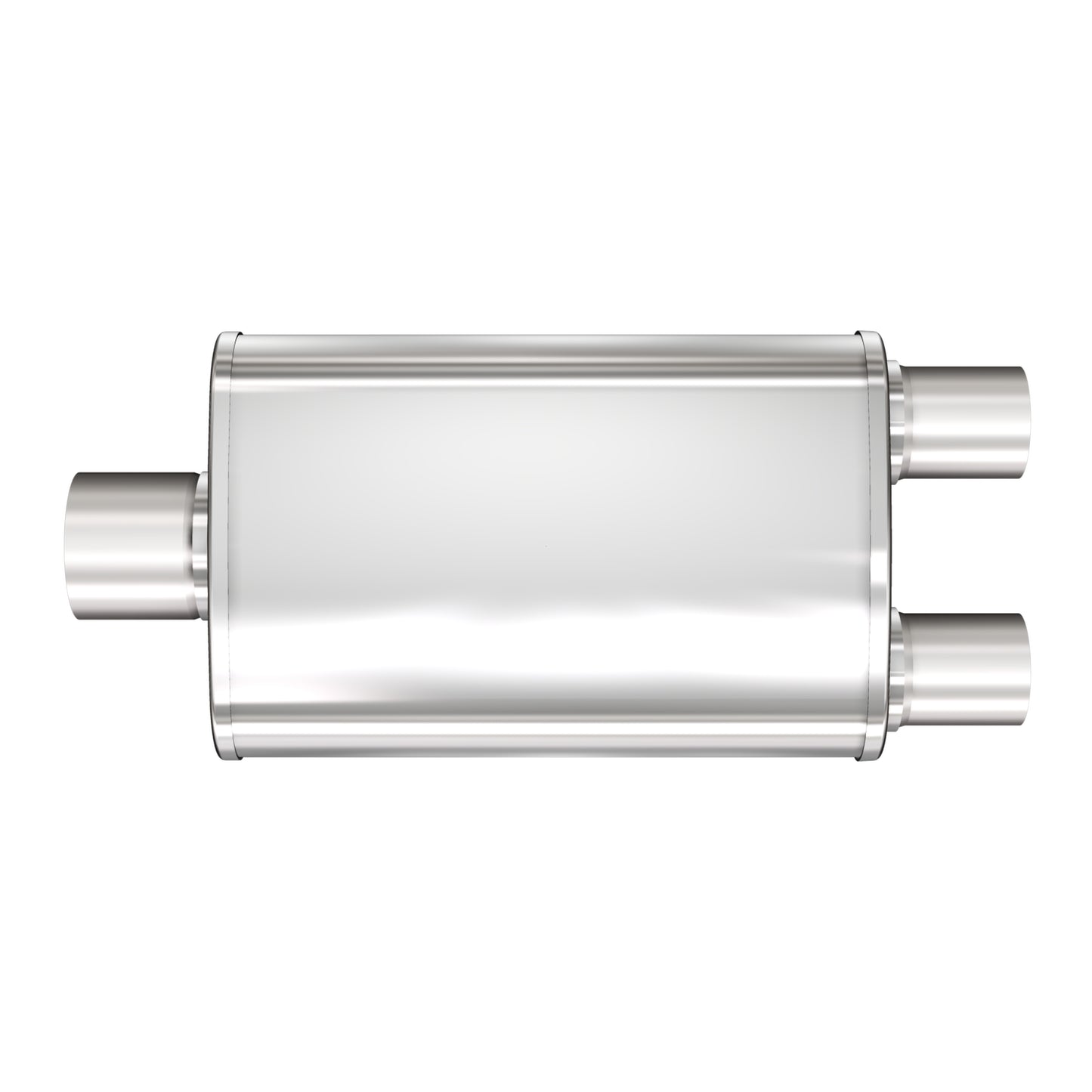 MagnaFlow 2.25 in/2 in Center/Dual; 4 in x 14 in x 9 in Body Muffler 13148