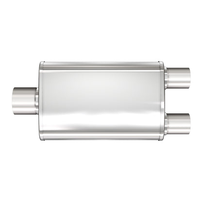 MagnaFlow 2.25 in/2 in Center/Dual; 4 in x 14 in x 9 in Body Muffler 13148