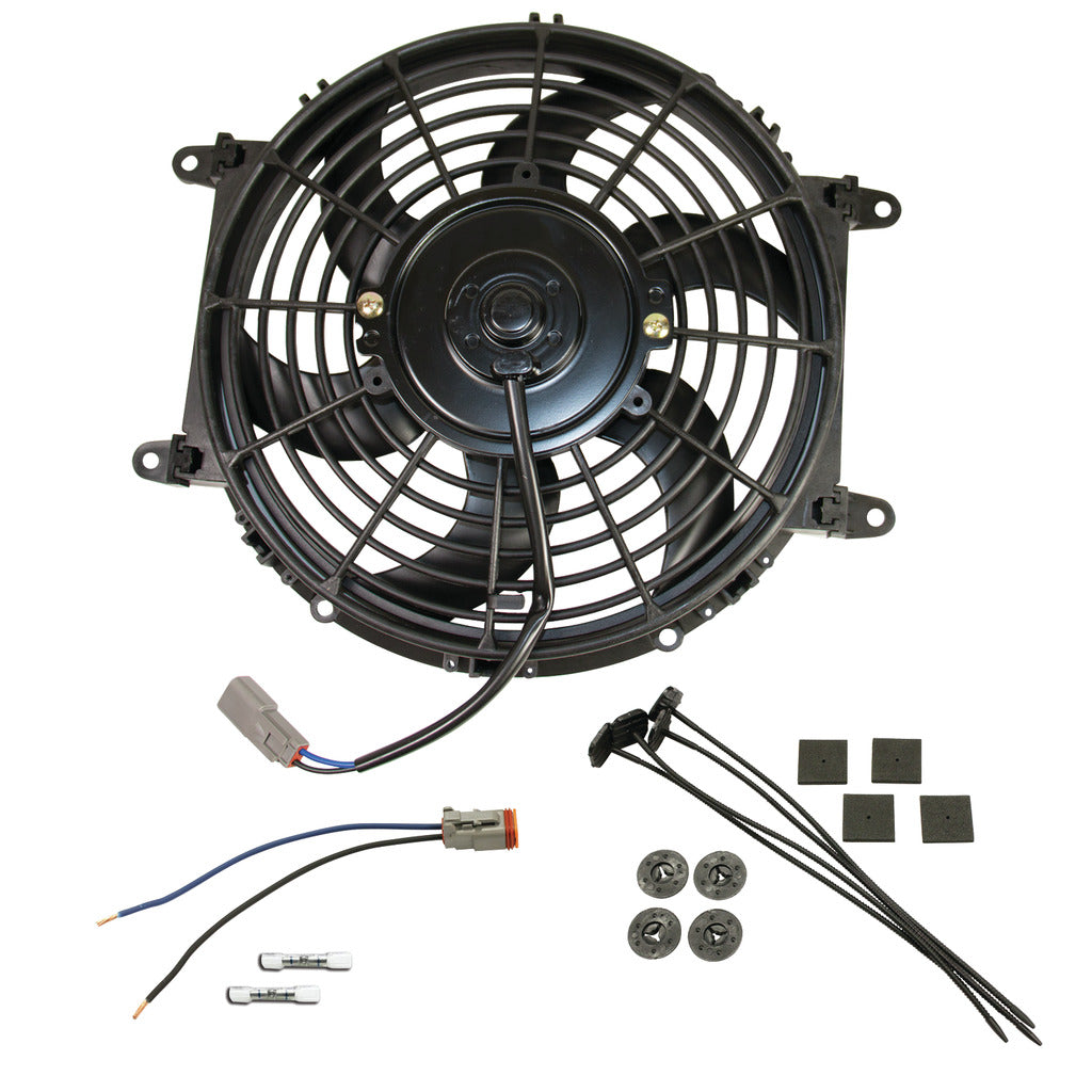 BD Diesel Universal Electric Cooling Fan Kit - 80-watt 10-inch 800 CFM