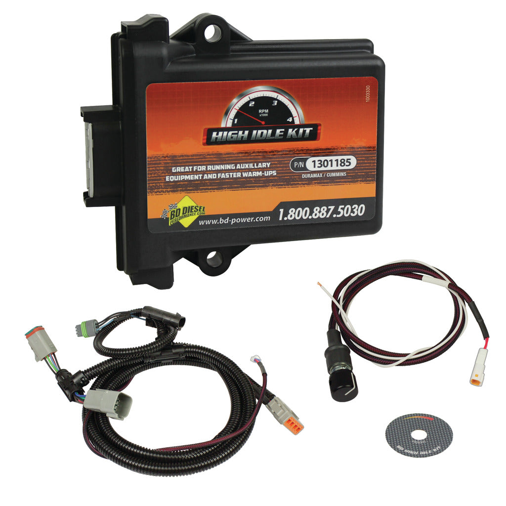 BD Diesel High Idle Kit - Dodge 5.9L 1998.5-2002 24-valve / 2003-2004 CR w/Bell Crank APPS