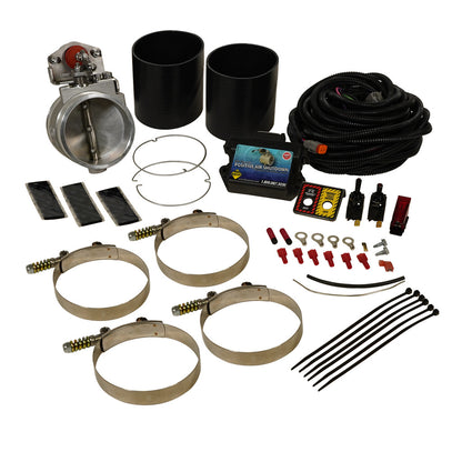 BD Diesel Positive Air Shut-Off w/Test Function - Universal 4.0in c/w Electronics