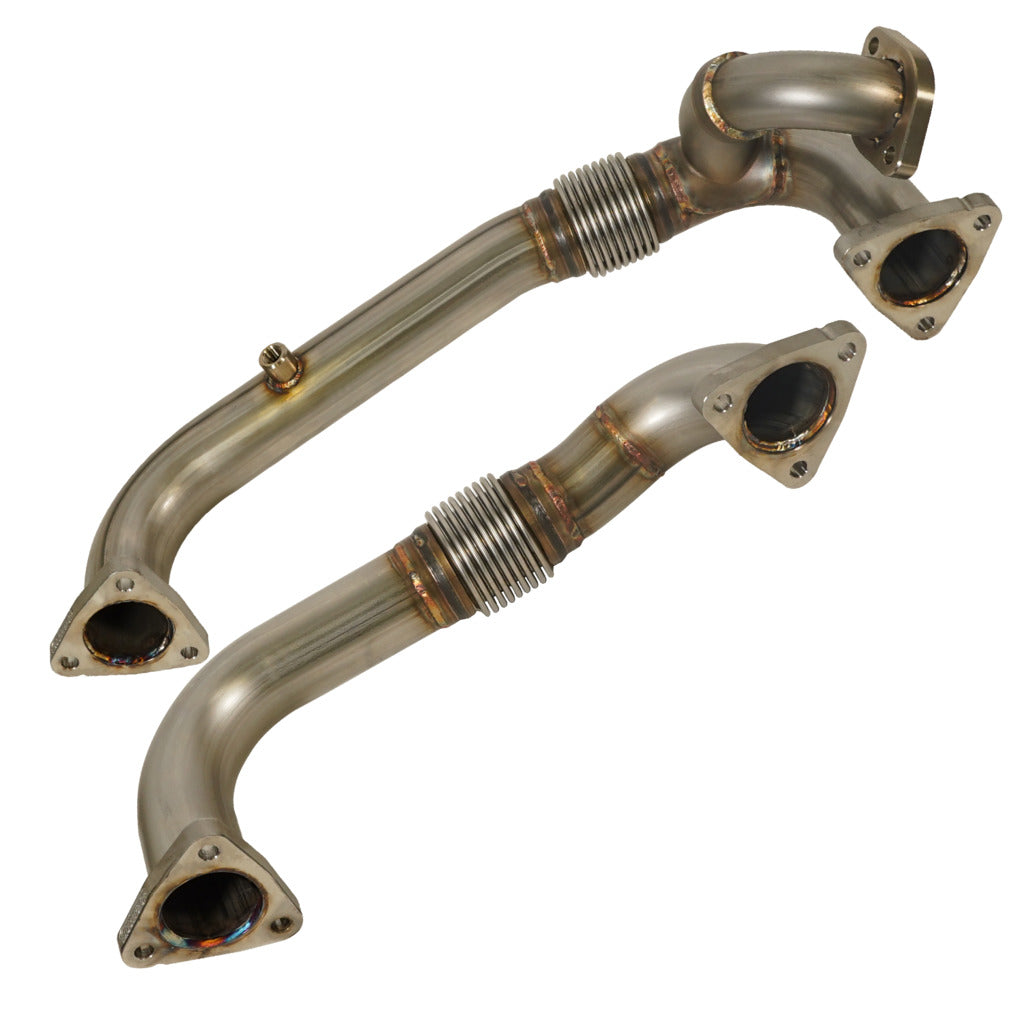 BD Diesel Exhaust Manifold & Up-Pipes Set Powerstroke 6.4L Ford 2008-2010 F-Ser Super Duty