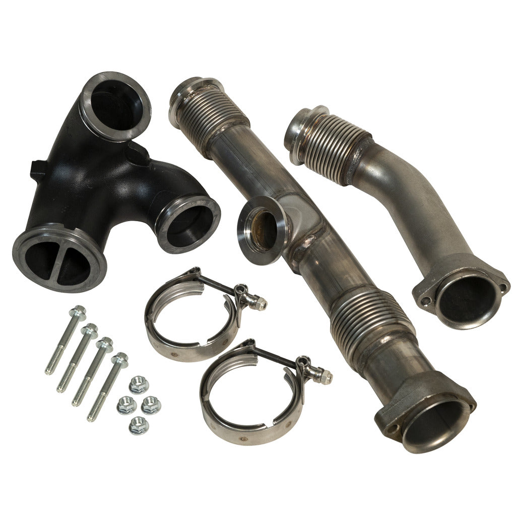 BD Diesel BD 6.0L Powerstroke Up-Pipes Kit w/EGR Connector - Ford 2004.5-2007