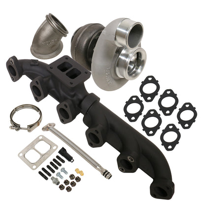 BD Diesel BD Iron Horn 5.9L Cummins Turbo Kit S364SXE/76 0.91AR Dodge 2003-2007