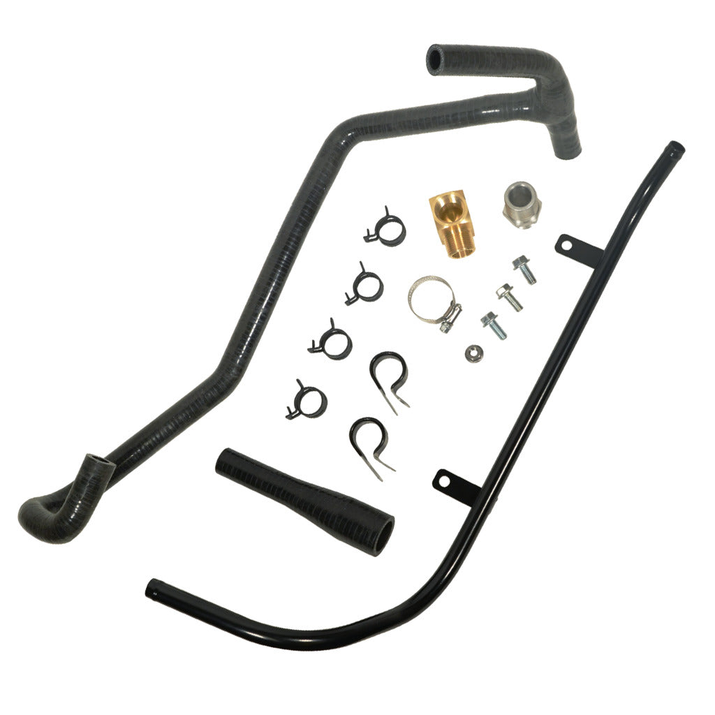 BD Diesel Coolant Tube Relocation Kit, Howler Turbo - Dodge Automatic 2003-2005 5.9L