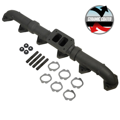 BD Diesel CAT T6 CERAMIC COATED EXHAUST MANIFOLD/CAT 3406E 93-98/C15 NON-ACERT 99-03