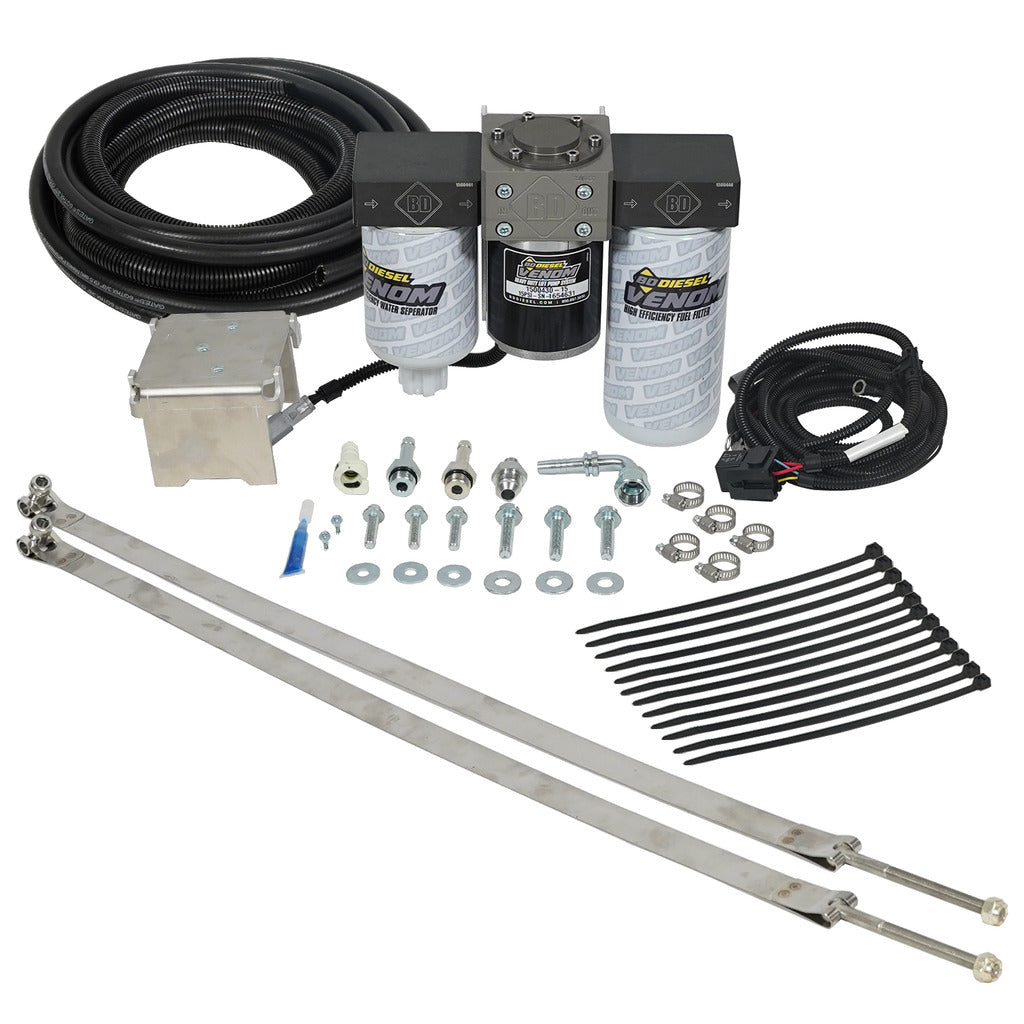 BD Diesel BD Venom Cummins Fuel Lift Pump c/w Filter & Separator - Dodge 5.9L 1998.5-2002