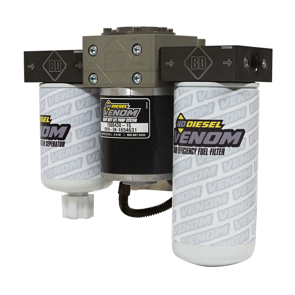 BD Diesel BD Venom Cummins Fuel Lift Pump c/w Filter & Separator - Dodge 5.9L 1998.5-2002