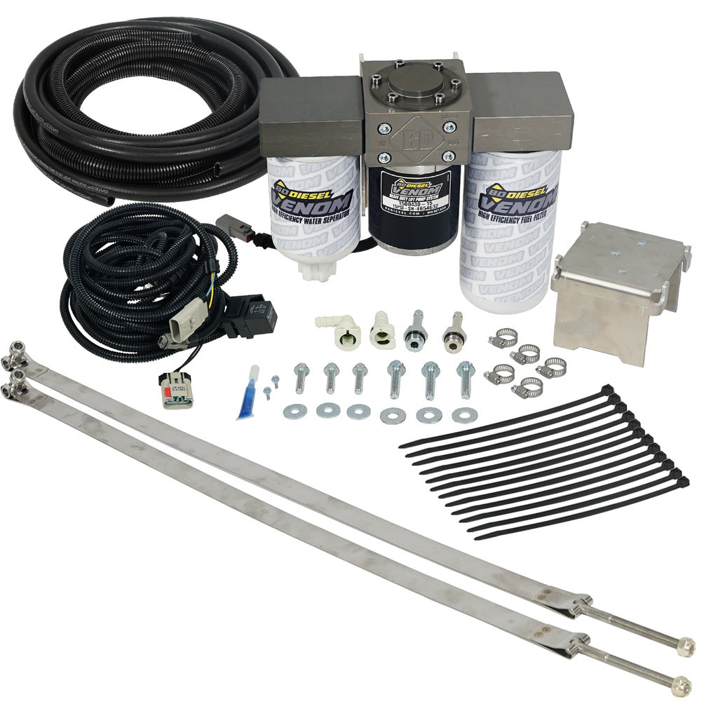 BD Diesel BD Venom Cummins Fuel Lift Pump c/w Filter & Separator - Dodge 6.7L 2013-2022