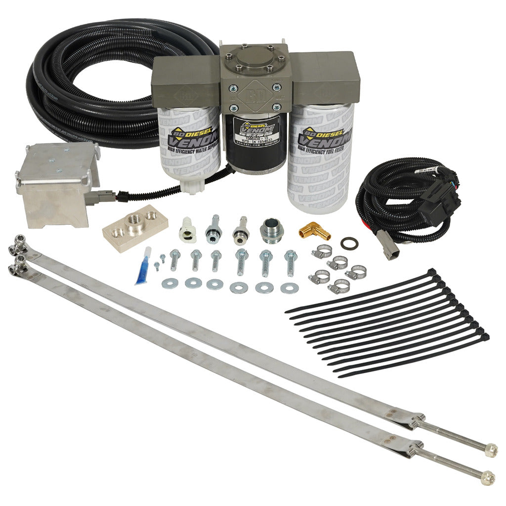 BD Diesel BD Venom Cummins Fuel Lift Pump c/w Filter & Separator - Dodge 5.9L 2003-2004.5