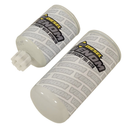 BD Diesel BD Venom Lift Pump Replacement Filter Dual-Pack - Fuel & Water Separator