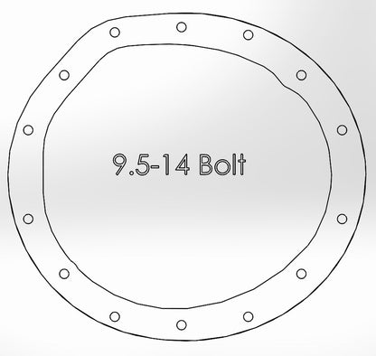 aFe Street Series Rear Differential Cover Raw w/ Machined Fins - Chevy/GMC 1999-2013