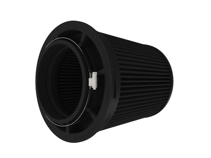 aFe Momentum Intake Replacement Air Filter w/ Black Pro 5R Media - Flange Inside Diameter 5.50 in, Base Diameter 8 in