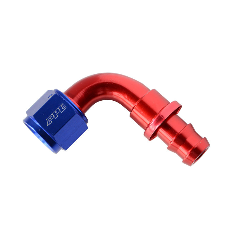 PPE Aluminum Push-Lock 90 Deg -10Anf To 5/8M