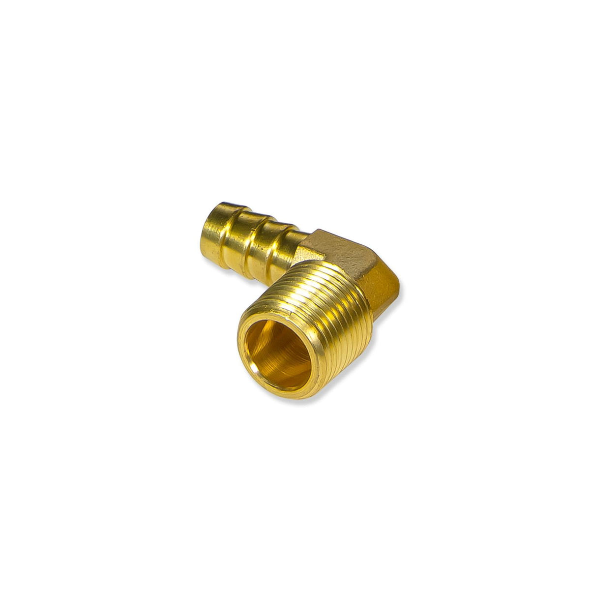 PPE 1/2 Inch NPT-M to 1/2 Inch Barb 90 Degree