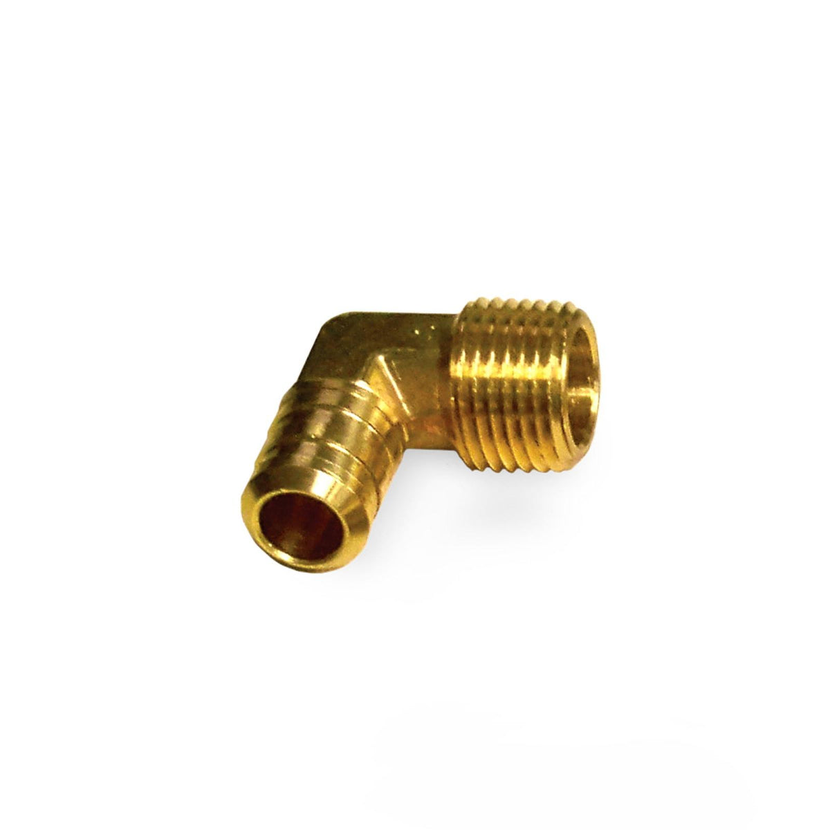 PPE 1/2 Inch NPT-M to 5/8 Inch Barb 90 Degree