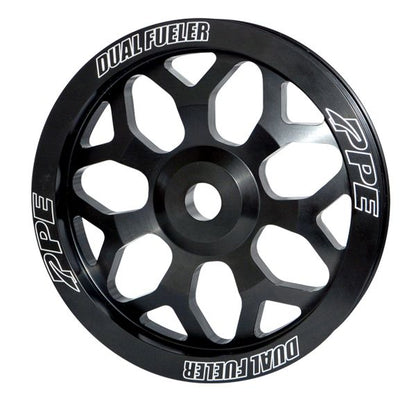 PPE Dual Fueler Pulley Wheel 7Y GM Aluminum Black