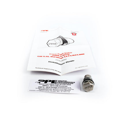 PPE 2004.5-2010 GM 6.6L Duramax and 2007.5-2010 Cummins 6.7L Race Fuel Valve