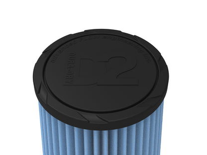 aFe Universal Clamp-On Air Filter w/ D2 Dura-Dry Media - 21-45507V