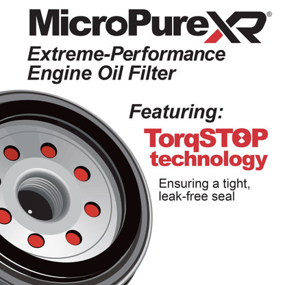 PPE 2001-2019 GM 6.6L Duramax Engine Oil Filter MicroPure Extreme-Performance - Featuring TorqSTOP Technology