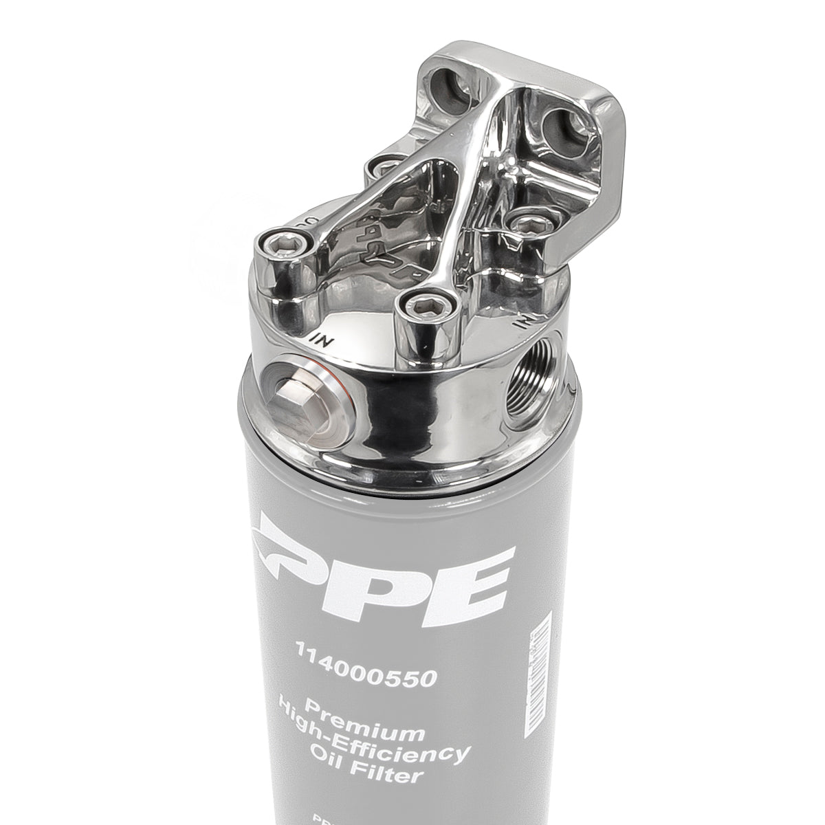 PPE 304 Stainless Steel Remote Oil Filter Mount