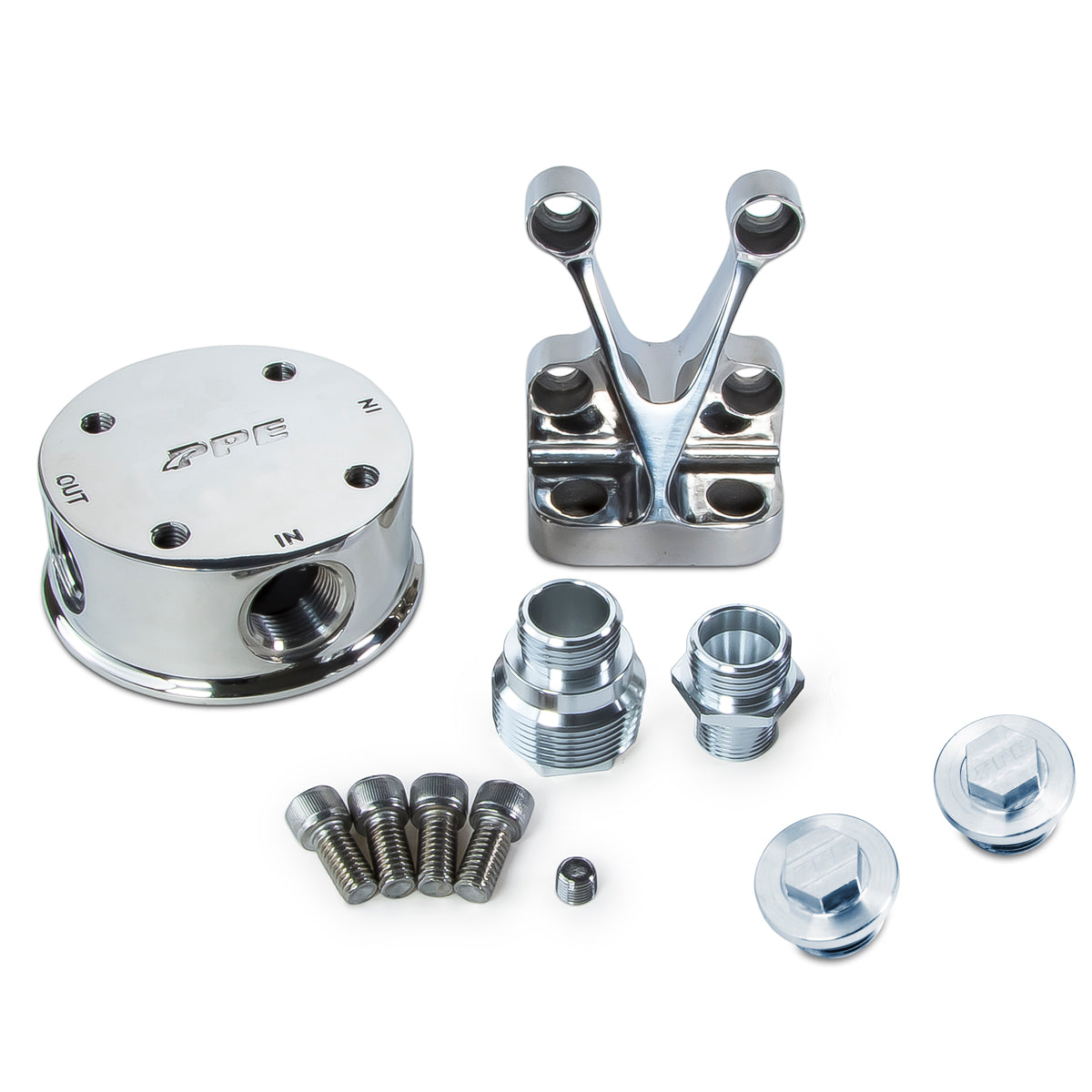 PPE 304 Stainless Steel Remote Oil Filter Mount
