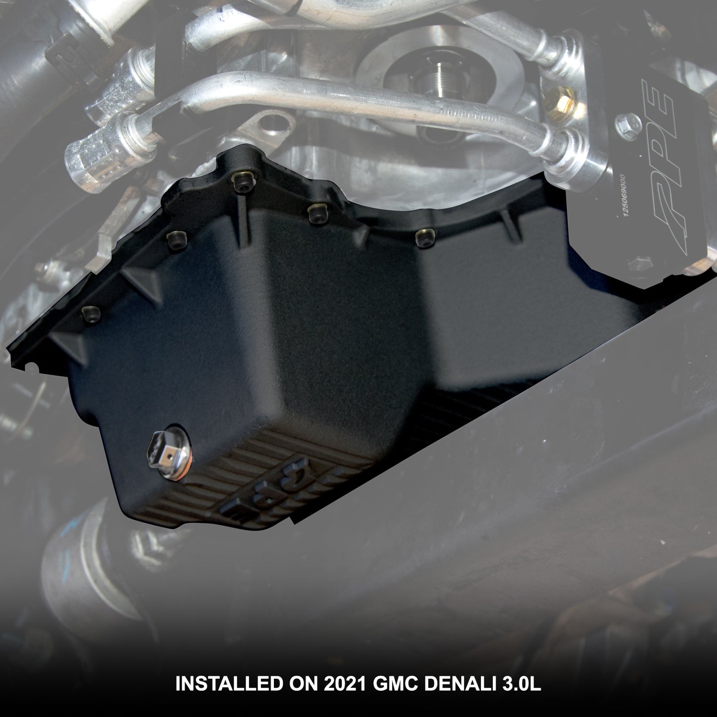 PPE Deep Engine Oil Pan 2020+ GM 1500 3.0L Diesel - Black