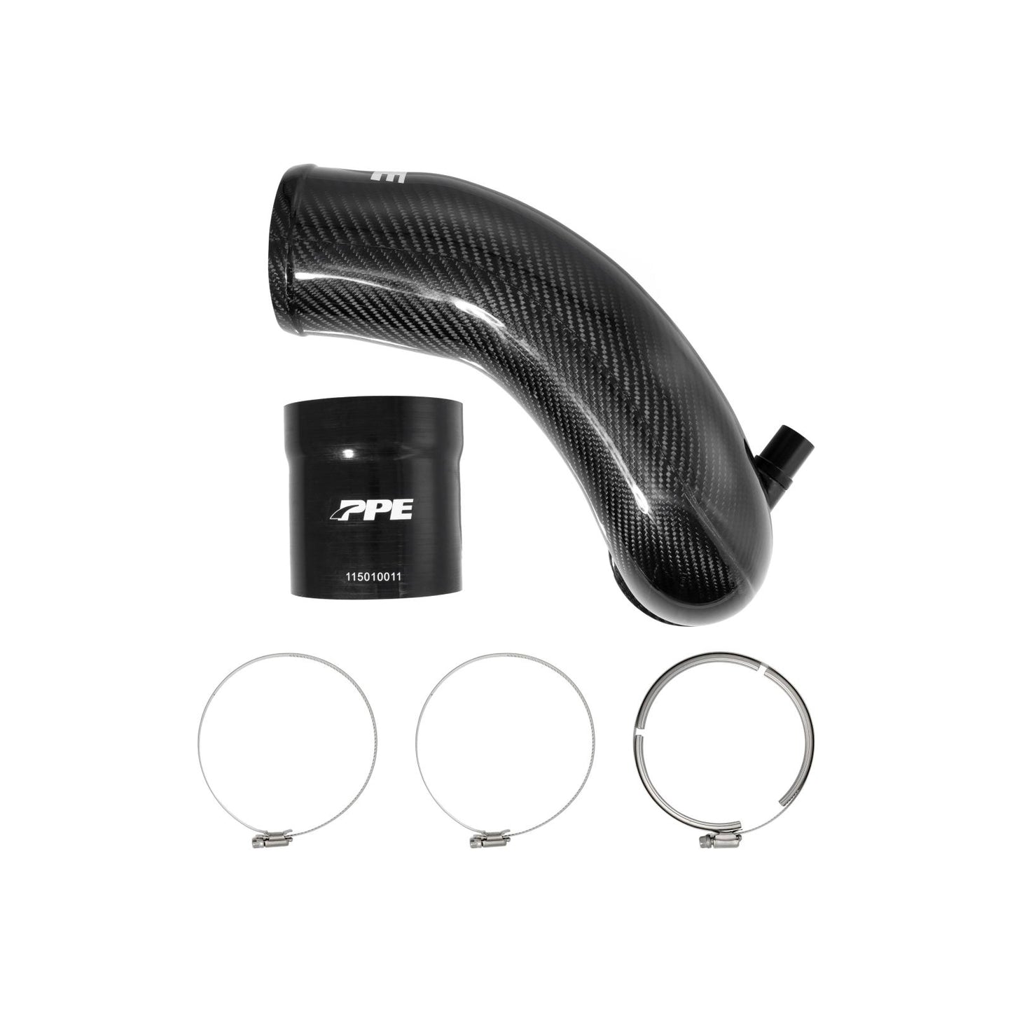 PPE Turbo Inlet 2004.5-2005 GM 6.6L Duramax LLY - Zilla Carbon Fiber Weave