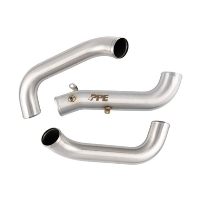 PPE Charge Air Pipe Kit - GM 6.6L Duramax L5P 2017-2019 - Brushed