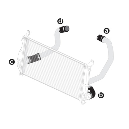 PPE LLY 04.5-05 Silicone And Clamp Kit Black