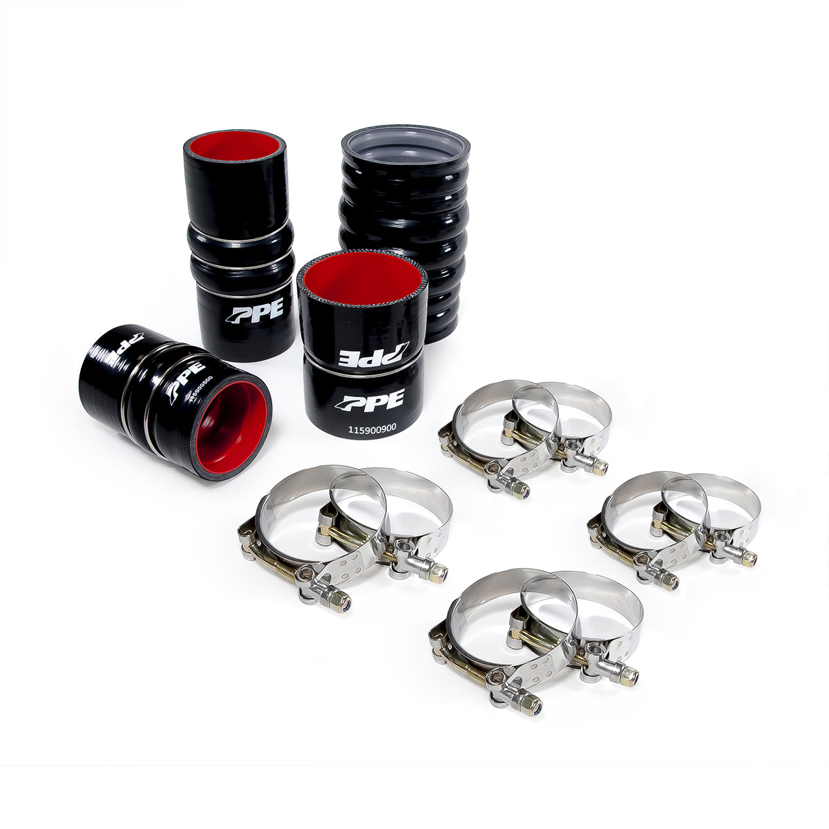 PPE LML 11-16 Silicone Hose And Clamp Kit Black