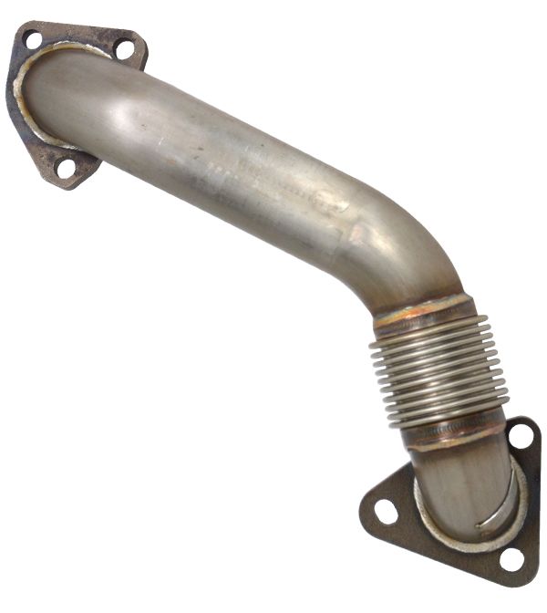 PPE GM 6.6L Duramax Replacement Up-Pipe (Passenger Side) for OEM Exhaust Manifold 2001-2004 Fed