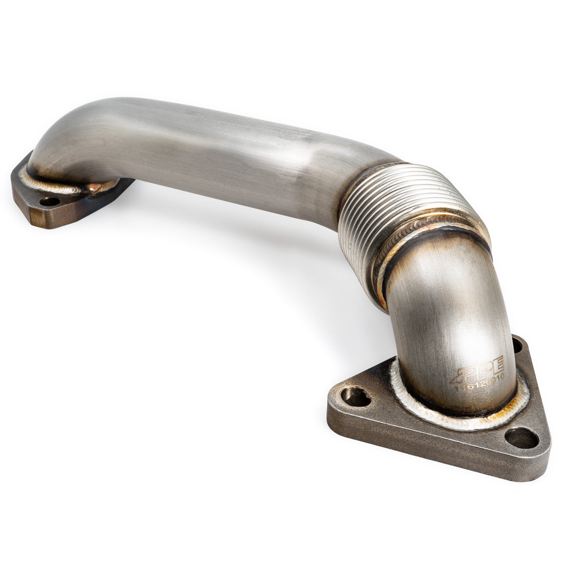 PPE GM 6.6L Duramax Replacement Up-Pipe (Passenger Side) for OEM Exhaust Manifold 2001-2004 Fed