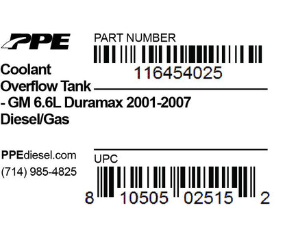 PPE Coolant Overflow Tank 01-07